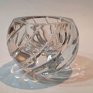 Crystal Swirl votive holder